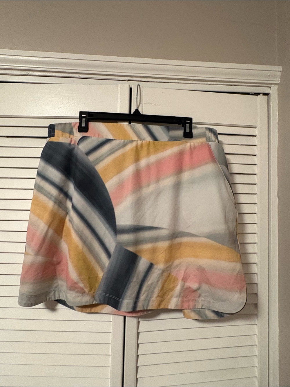 Calia Pastel Striped Golf/Tennis Skirt - Pink, Yellow, Navy, Cream